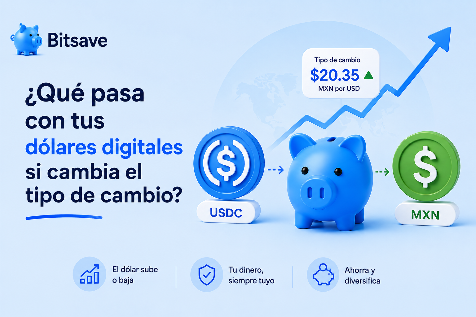 ¿Qué pasa con tus dólares digitales si cambia el tipo de cambio?