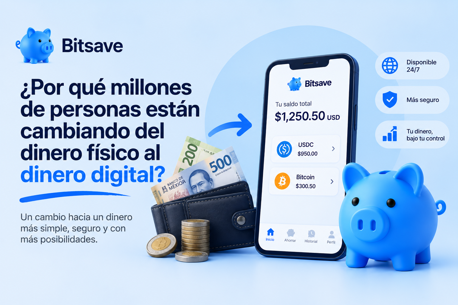 ¿Por qué millones de personas están cambiando del dinero físico al dinero digital?