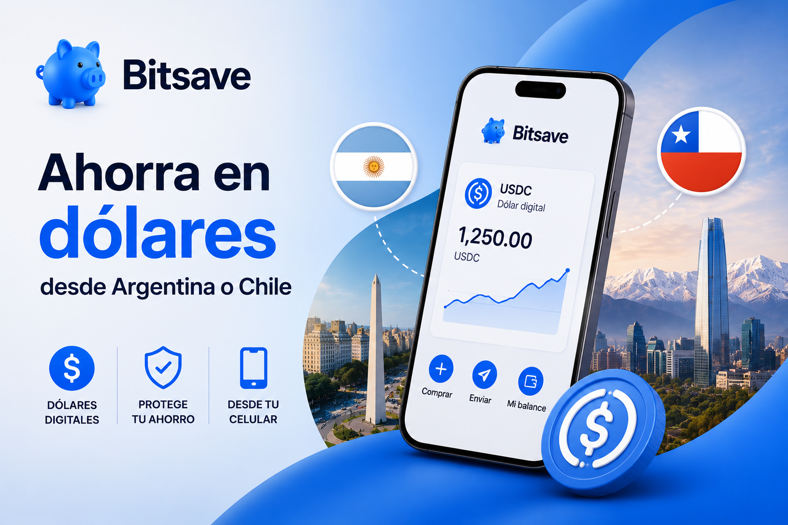 ¿Cómo ahorrar en dólares desde Argentina o Chile?