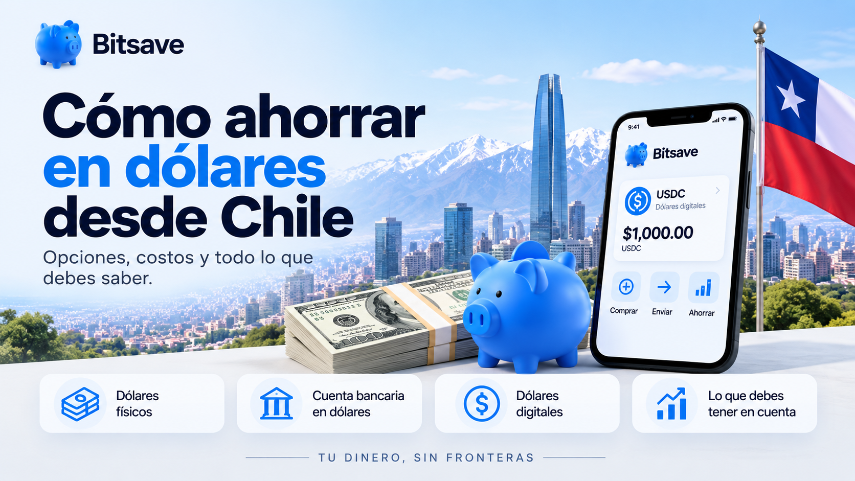 ¿Cómo ahorrar en dólares desde Chile?